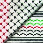 Keffieh palestinien Original couleur drapeau palestinien